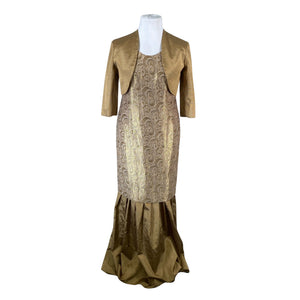 Unisex Tyyki - Evening dress, size 42 - Brown (1)