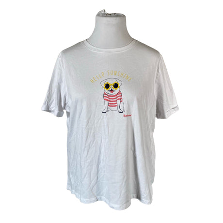Unisex Barbour - T-shirt, size 44 - White ()