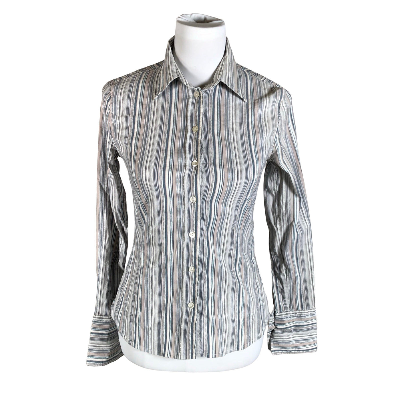 Unisex Your Face - Collared shirt, size 34 - Gray (1)