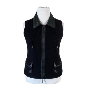 Unisex Gerry Weber - Knit vest, size 42 - Black (1)