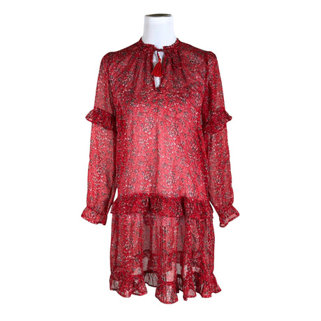 Unisex Neo Noir - Schiffon tunic, size 34 - Red ()