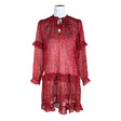 Unisex Neo Noir - Schiffon tunic, size 34 - Red ()