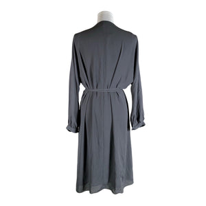 Unisex Filippa K. - Schiffon dress, size 36 - Gray (2)