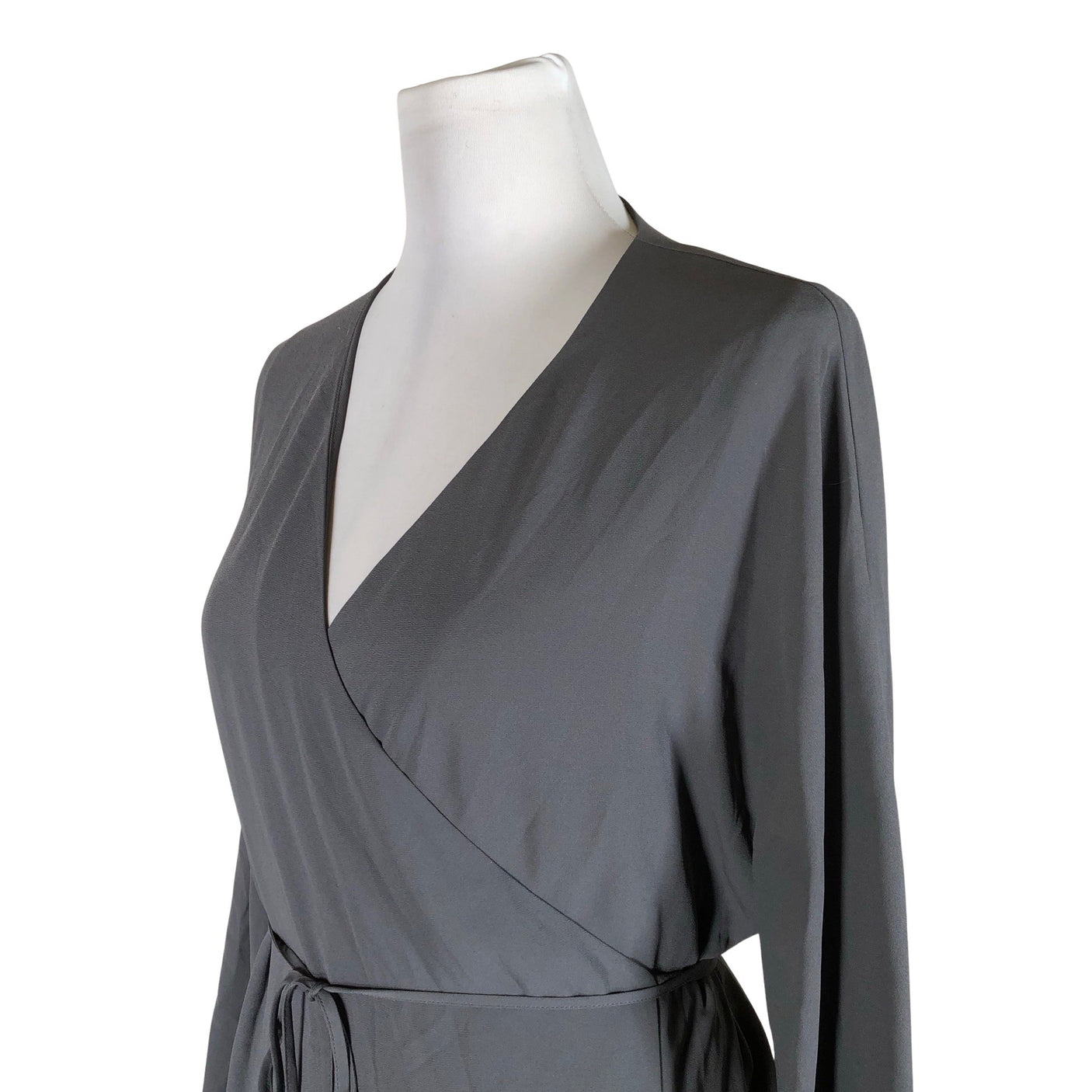 Unisex Filippa K. - Schiffon dress, size 36 - Gray (3)