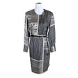 Unisex Louis Féraud - Schiffon dress, size 36 - Black ()