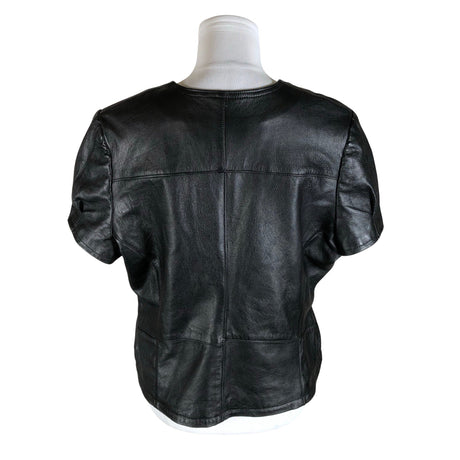 Unisex Handmade - Leather jacket, size 40 - Blue (2)
