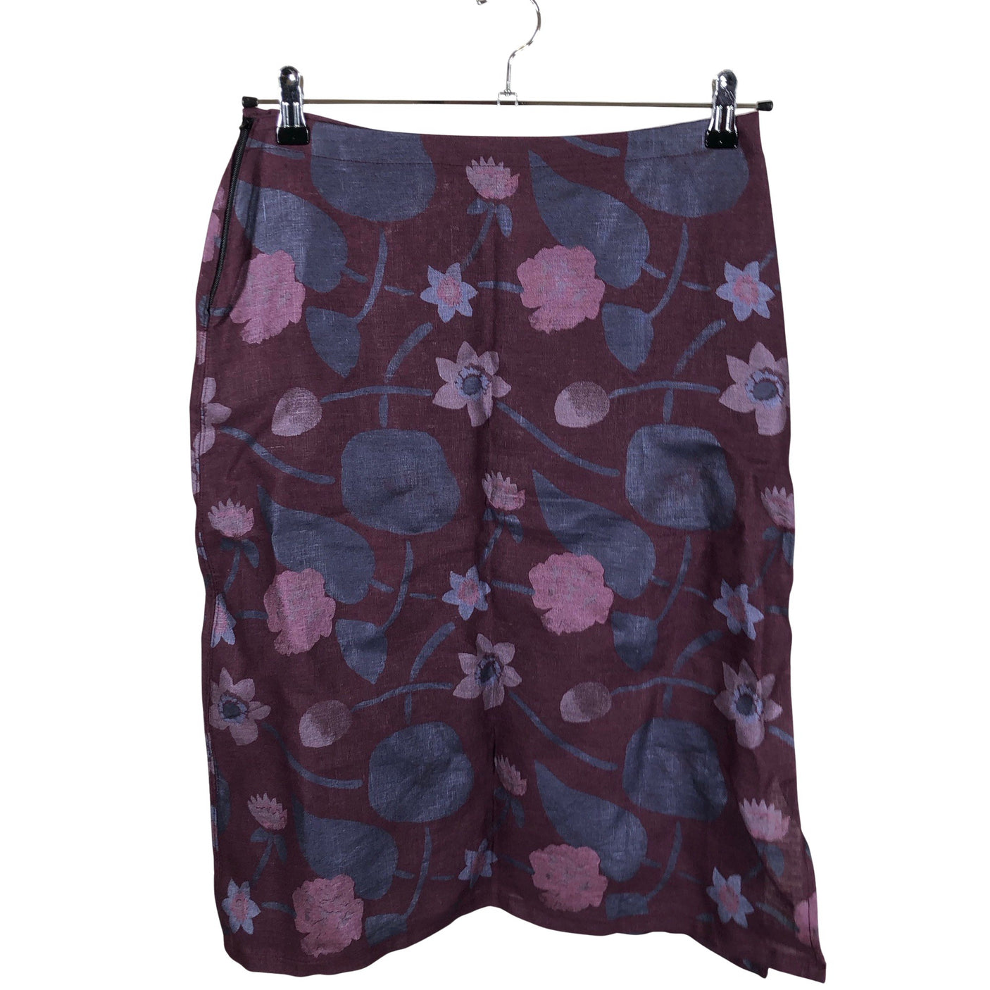 Unisex Handmade - Fabric skirt, size 40 - Wine red (1)