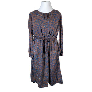 Unisex Lexington - Schiffon dress, size 42 - Brown (1)