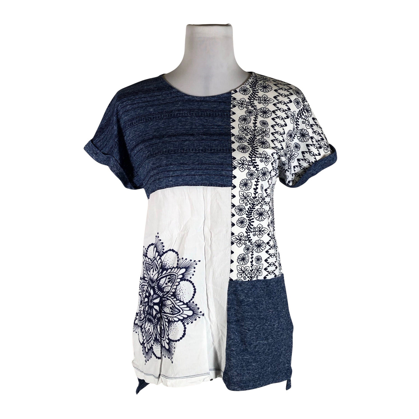 Unisex Desigual - T-shirt, size 38 - Blue (1)