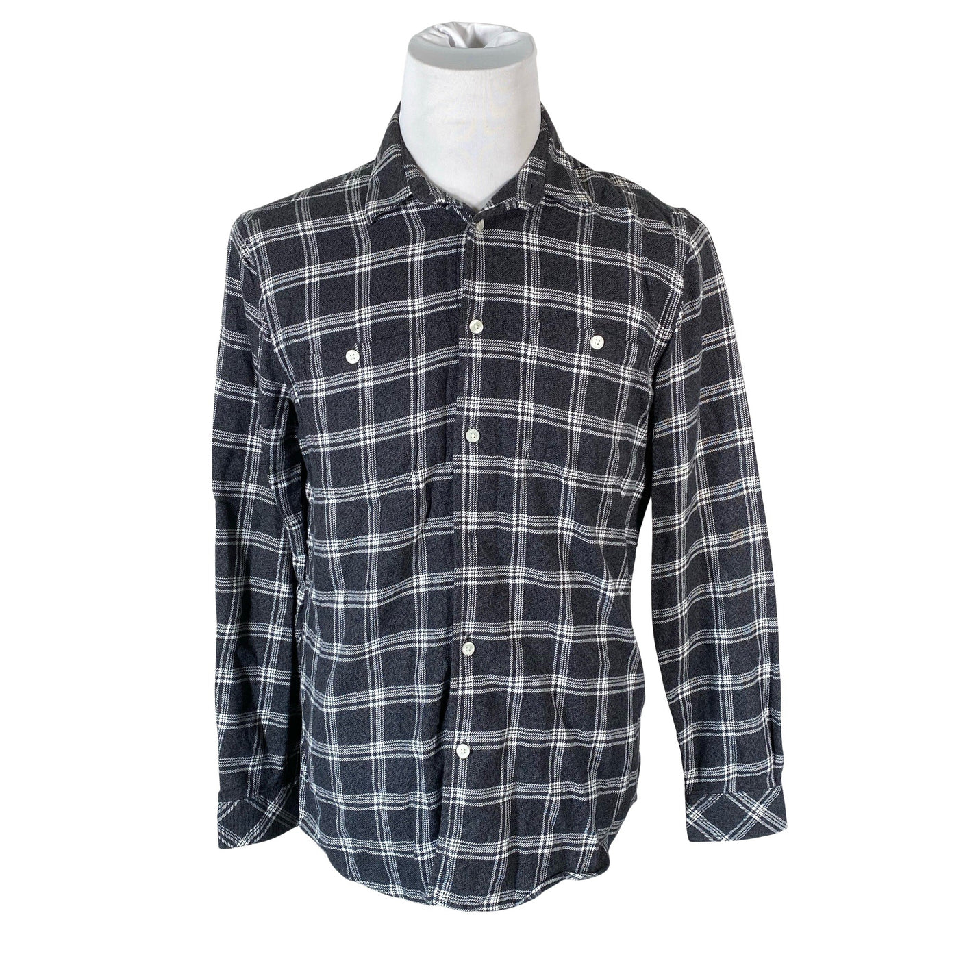 Unisex Samsoe&Samsoe - Collared shirt, size M - Gray (1)