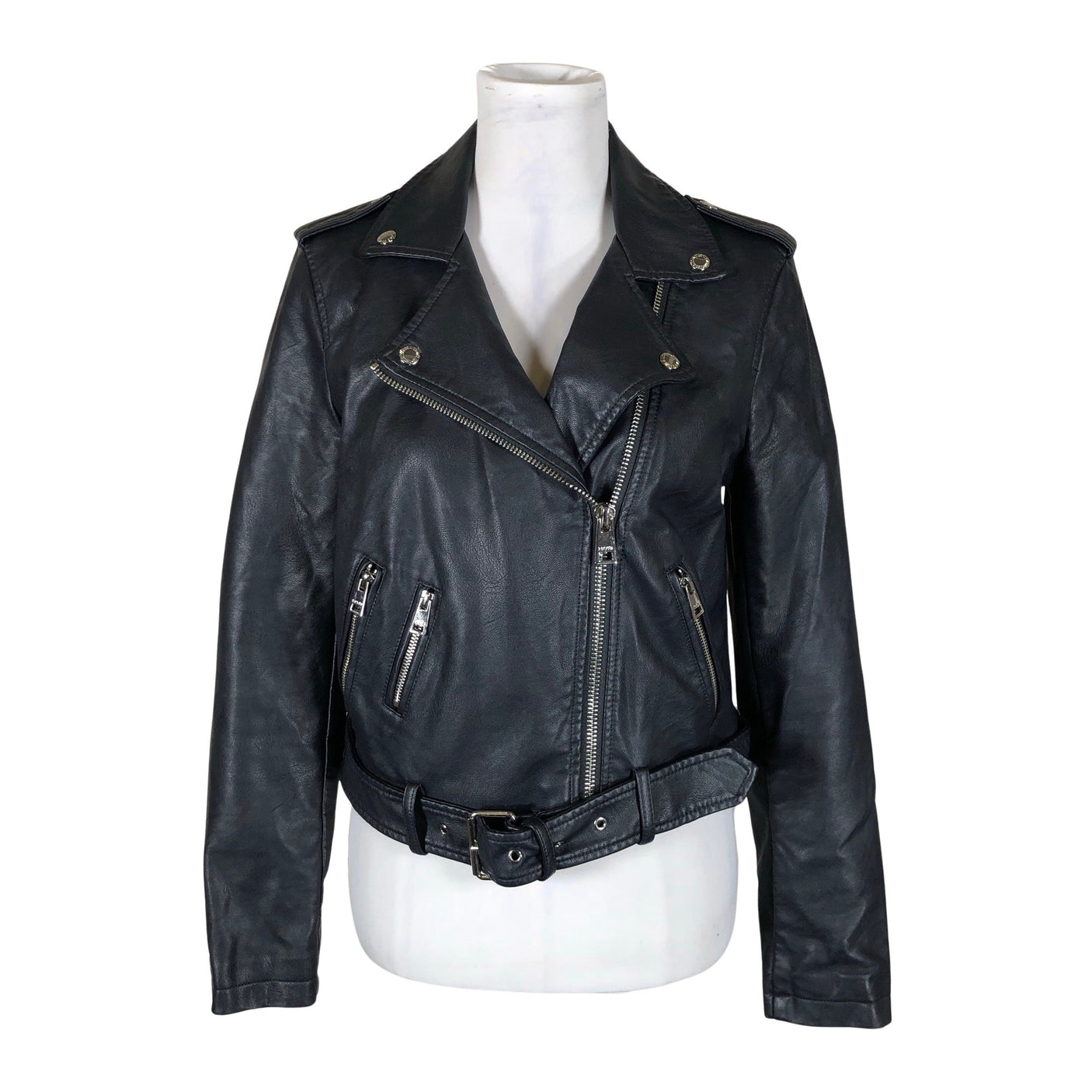 Unisex Levi's - Leather jacket, size 38 - Blue (1)