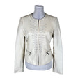 Unisex Ril's - Leather jacket, size 38 - Natural white ()