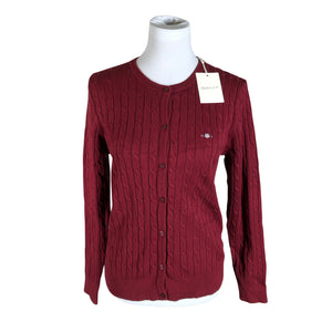 Unisex Gant - Cardigan, size 40 - Wine red (1)