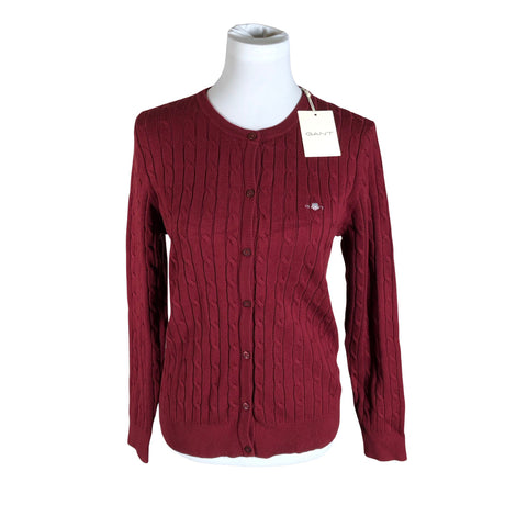 Unisex Gant - Cardigan, size 40 - Wine red ()