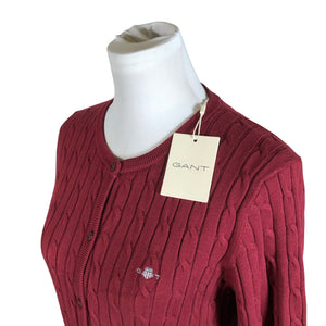 Unisex Gant - Cardigan, size 40 - Wine red (3)
