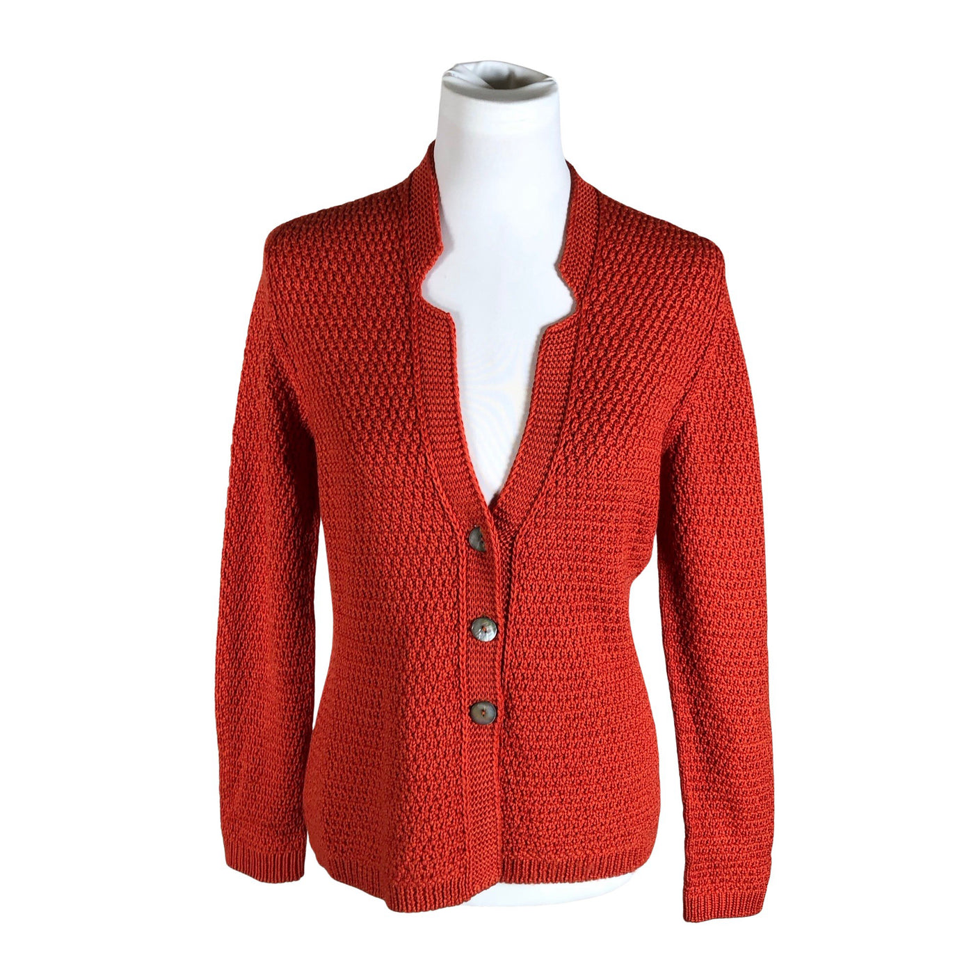 Unisex Arovescio - Cardigan, size 40 - Orange (1)