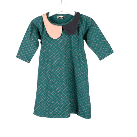 Unisex Papu - Tricot dress, size 98 - 104 - Green ()