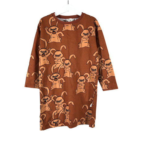 Unisex Mainio - Sweatshirt tunic, size 110 - 116 - Brown ()