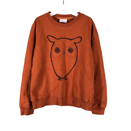 Unisex Knowledge Cotton Apparel - Sweatshirt, size 134 - 140 - Orange ()