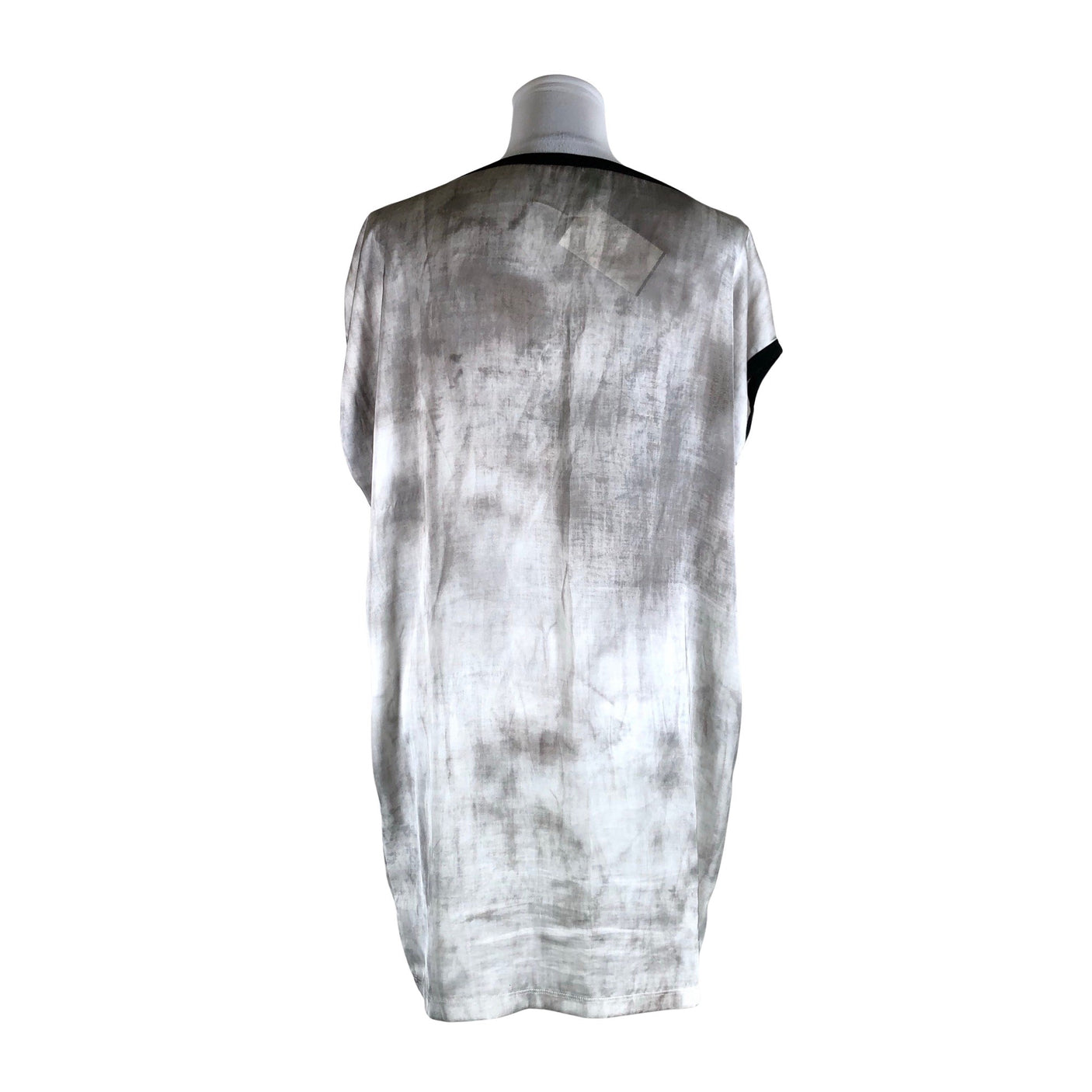 Unisex Benetton - Schiffon dress, size 40 - Gray (2)