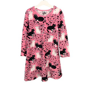 Unisex PaaPii - Tricot dress, size 116 - 122 - Light pink (1)