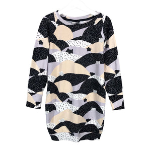 Unisex Papu - Tricot dress, size 110 - 116 - Beige (1)