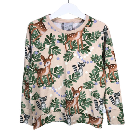 Unisex NOSH - Tricot shirt, size 122 - 128 - Beige ()