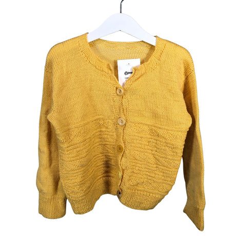 Unisex Handmade - Cardigan, size 116 - 122 - Yellow ()