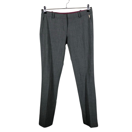 Unisex Elisabetta Franchi - Straight leg trousers, size 42 - Gray ()