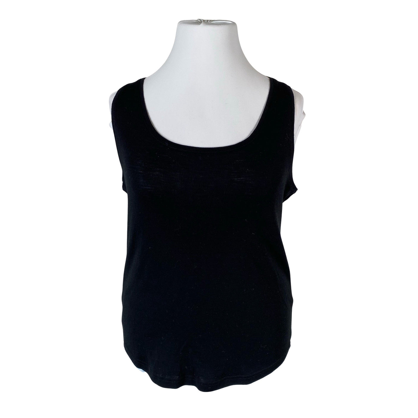 Unisex Lindex - Tricot tank top, size 42 - Black (1)