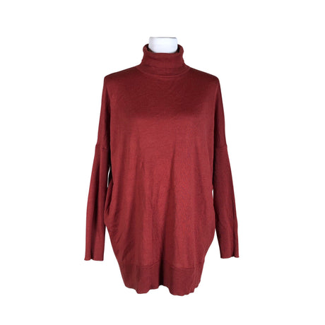 Unisex Aarrelabel - Knit tunic, size 40 - Wine red ()