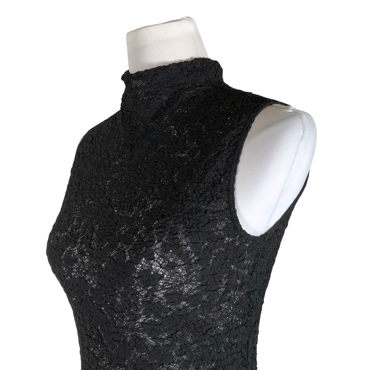 Unisex Wolford - Tricot tank top, size 40 - Black (3)