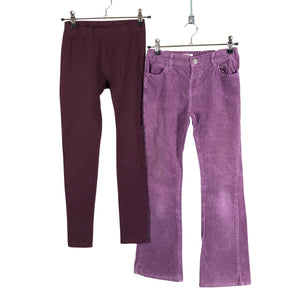 Unisex Lindex - Velvet pants, size 134 - 140 - Violet (1)