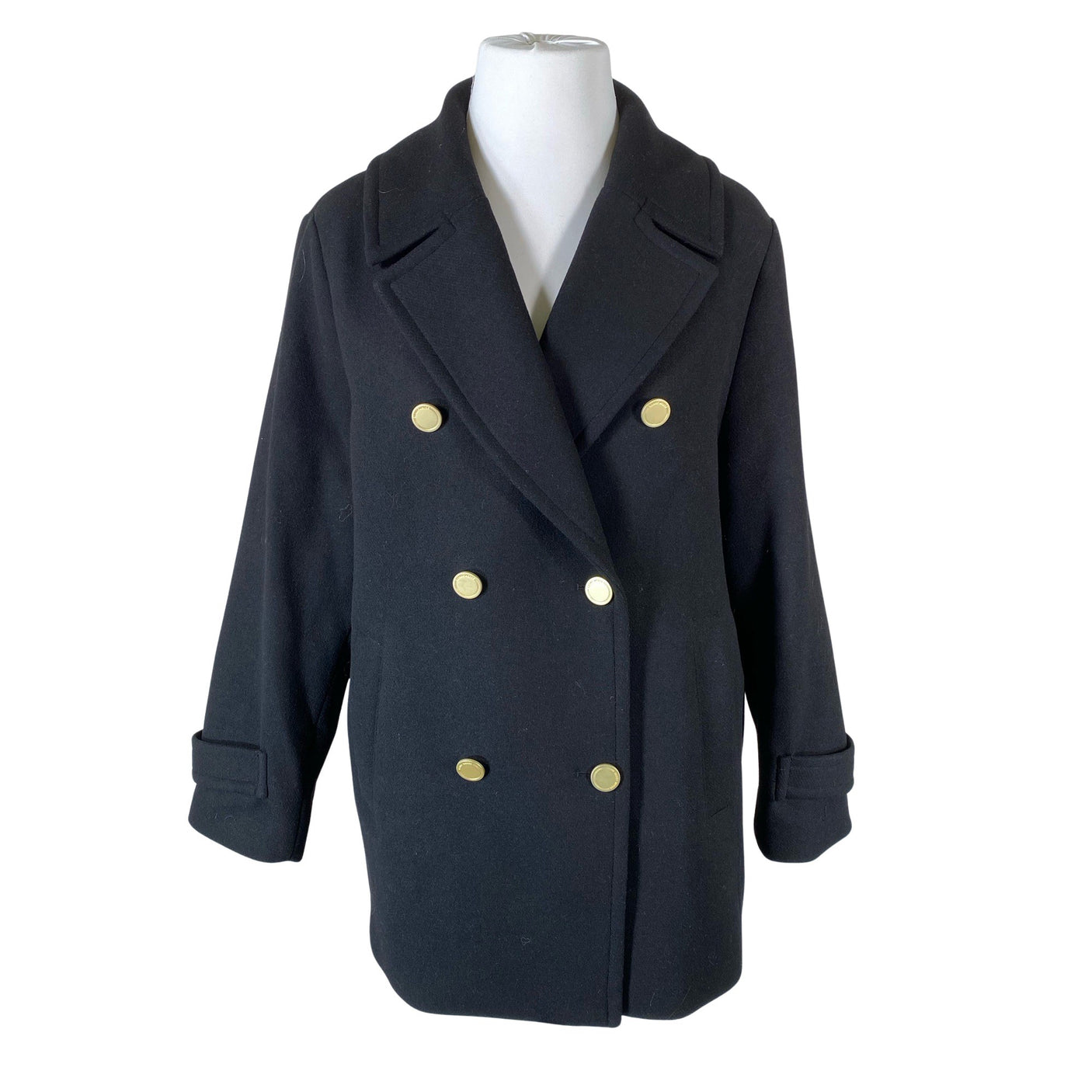 Unisex Gerry Weber - Wool coat, size 46 - Black (1)