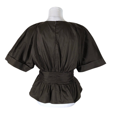 Unisex Neo Noir - Short-sleeved blouse, size 36 - Brown (2)