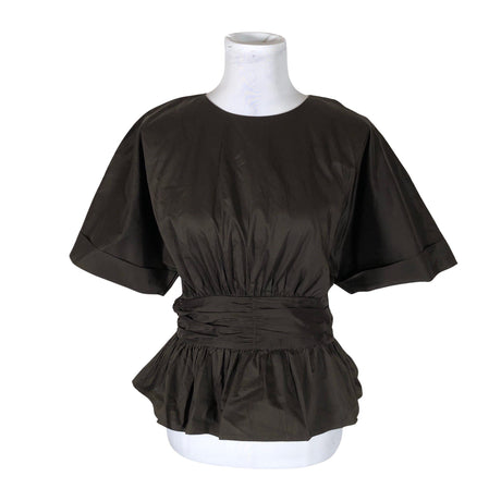 Unisex Neo Noir - Short-sleeved blouse, size 36 - Brown ()