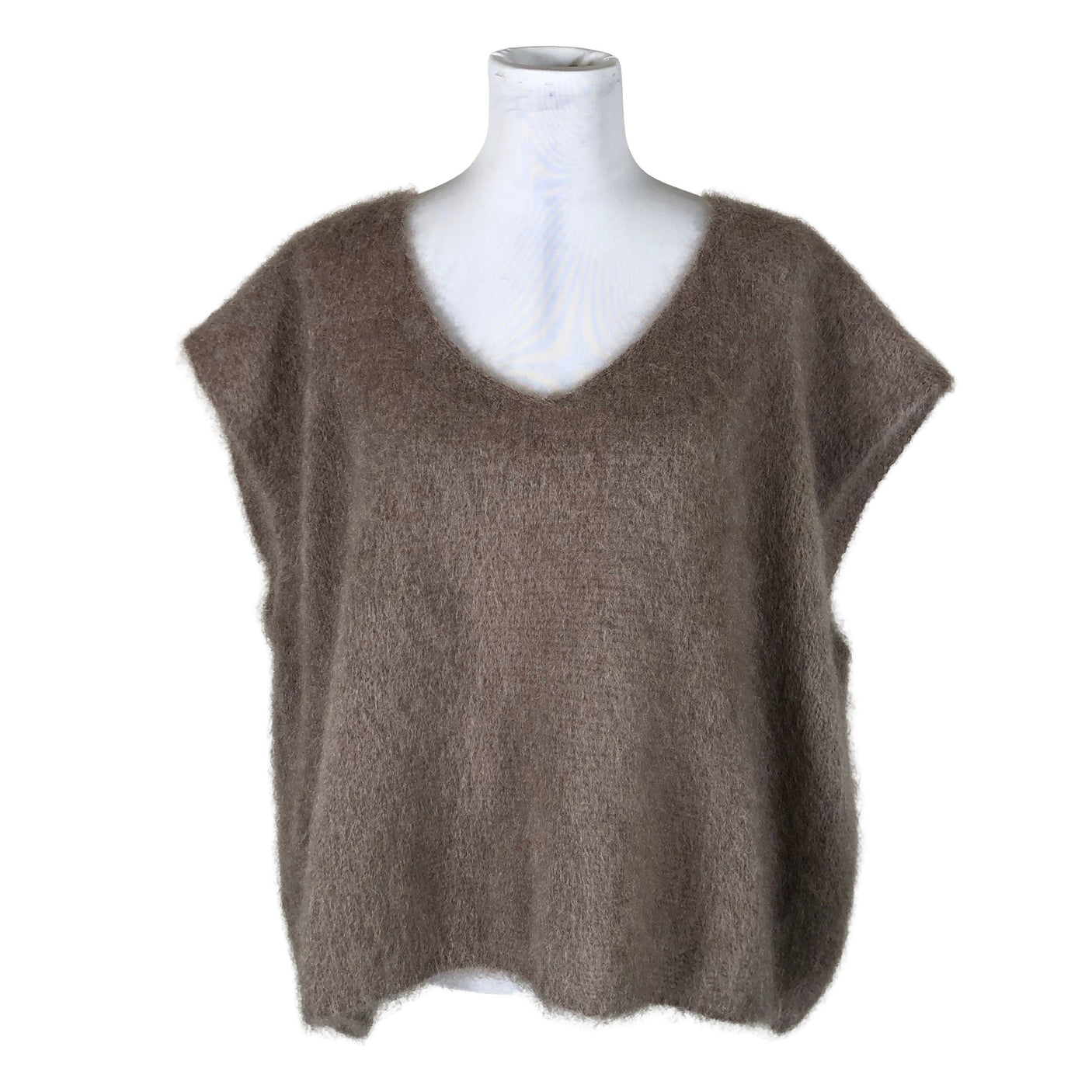 Unisex Andromede Paris - Knit vest, size 40 - Brown (1)