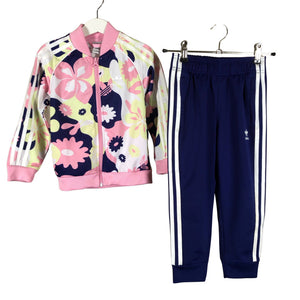 Unisex Adidas - Sports suit, size 104 - 110 - Light pink (1)