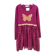 Unisex Happy Girls - Party dress, size 140 - 146 - Wine red ()