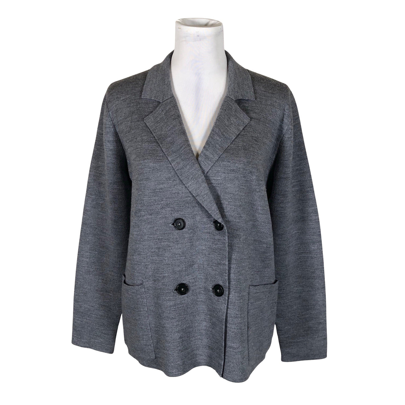 Unisex Repeat - Cardigan, size 38 - Gray (1)