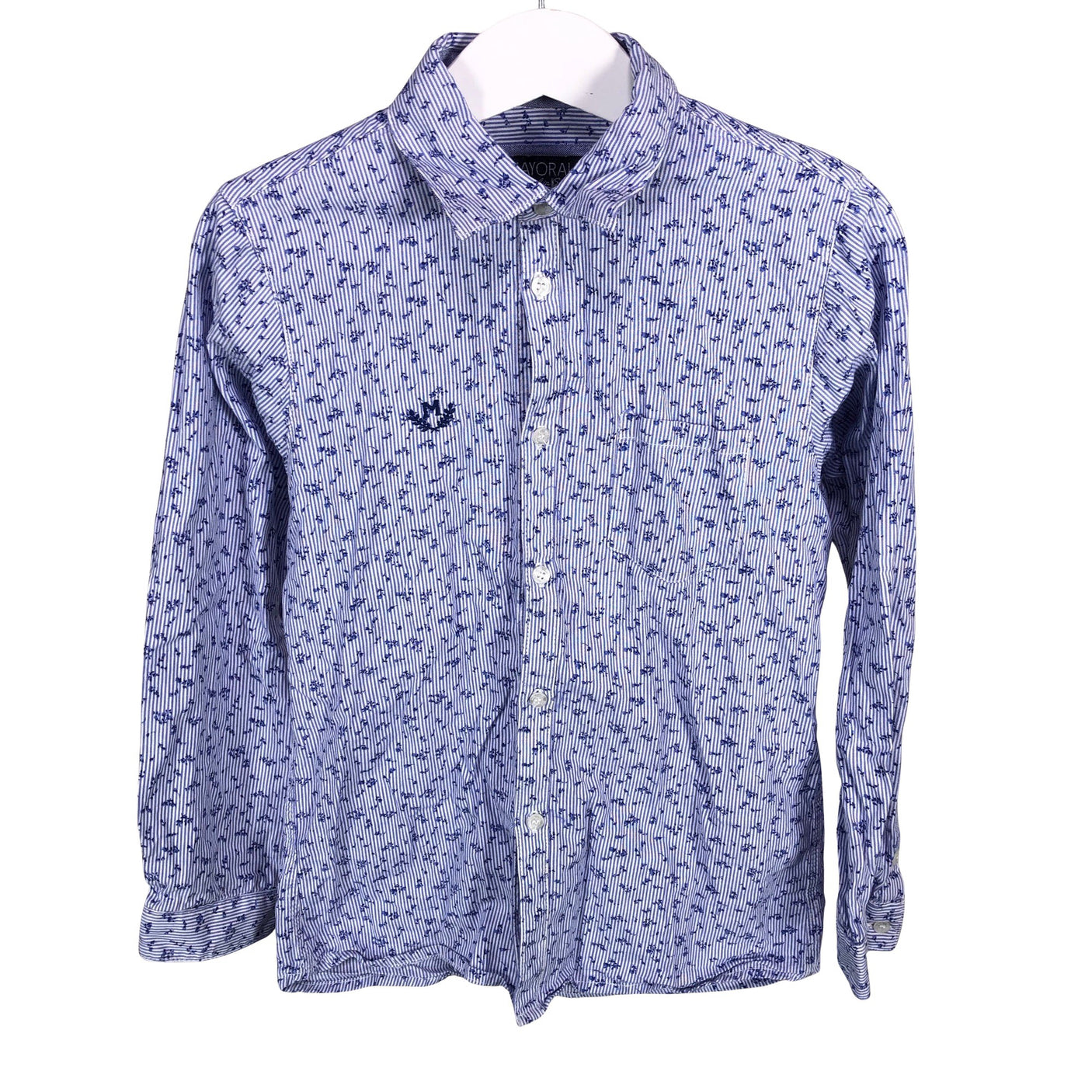 Unisex Mayoral - Collared shirt, size 116 - 122 - Blue (1)