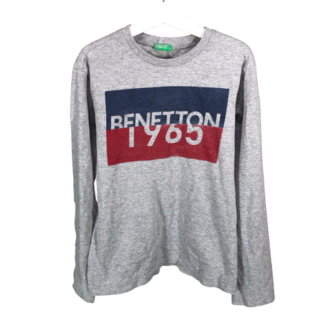 Unisex Benetton - Tricot shirt, size 134 - 140 - Gray ()