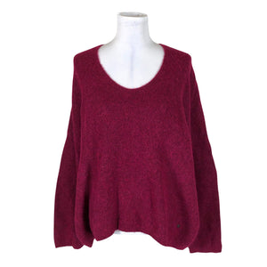 Unisex Mos Mosh - Sweater, size 40 - Wine red (1)