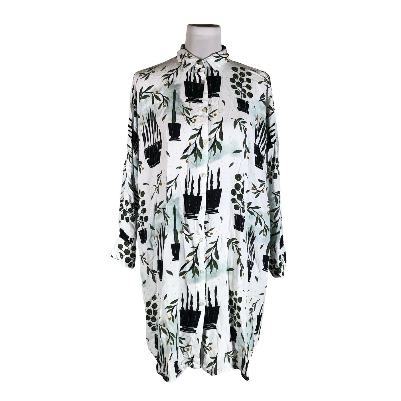 Unisex Riva Clothing - Schiffon dress, size 40 - White (1)