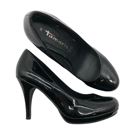 Unisex Tamaris - High heels, size 39 - Black ()