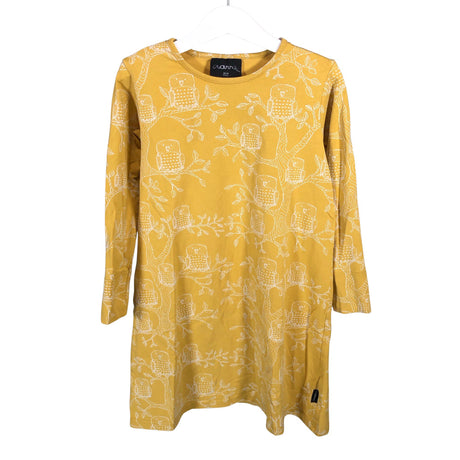 Unisex Aarrelabel - Tricot dress, size 110 - 116 - Yellow ()