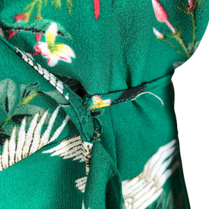 Unisex Y.A.S - Schiffon dress, size 36 - Green (3)