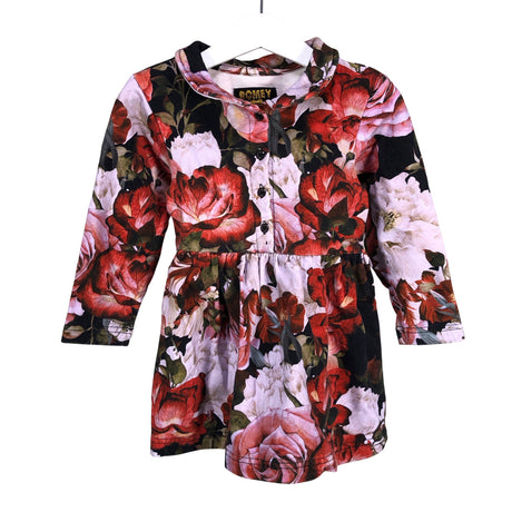 Unisex Romey Loves Lulu - Sweatshirt dress, size 98 - 104 - Red ()