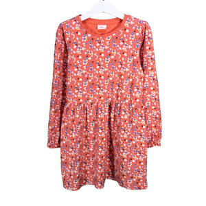 Unisex s.Oliver - Tricot dress, size 116 - 122 - Orange (1)