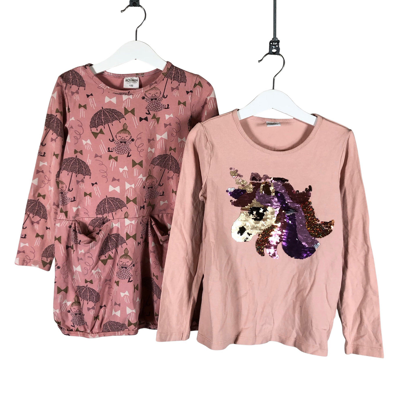 Unisex Martinex - Tricot dress, size 116 - 122 - Light pink (1)